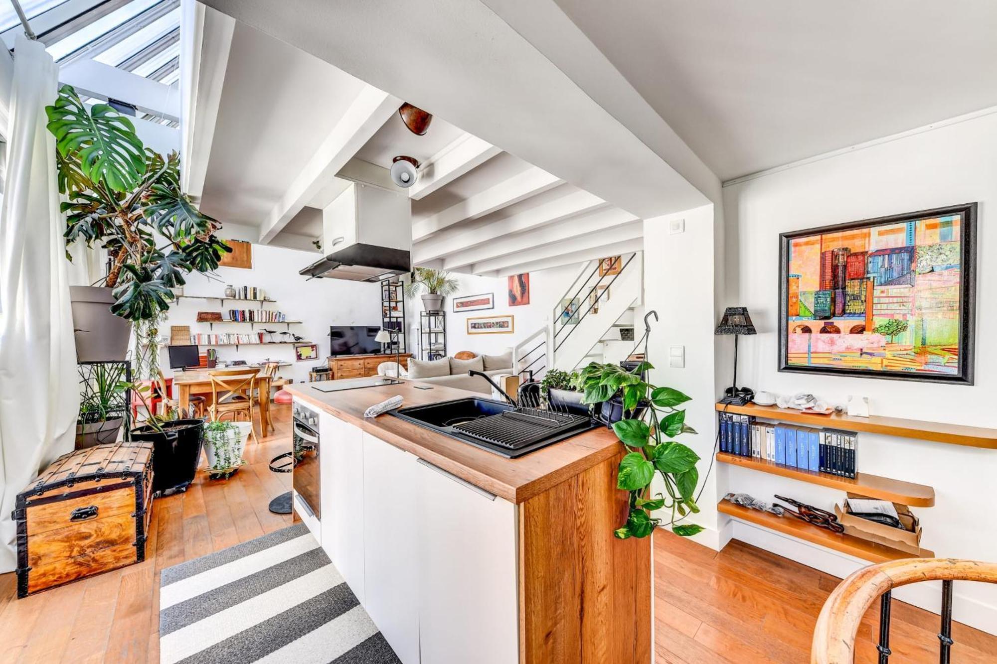 Appartement Montparnasse - Authentique Atelier D'artiste *